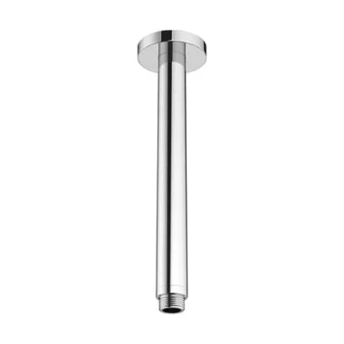 AVA 250mm Round Shower Head with Ceiling or Wall Arm Option Polished Steel - Image 4