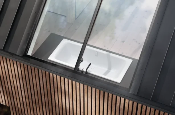 Bette Select Duo Double Ended Bath with Overflow White (Feet Included) - Image 4