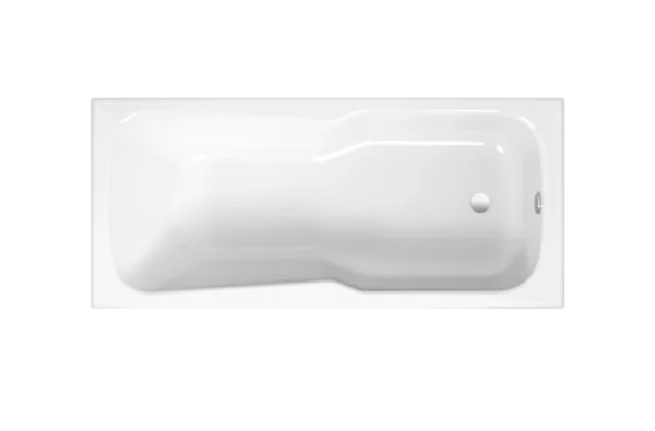 Bette Set Single Ended Shower Bath Foot end Overflow White (Multiple Sizes)