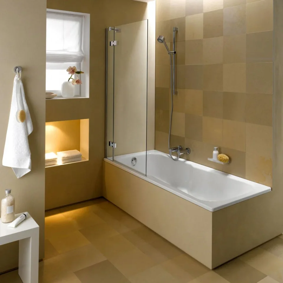 Bette Set Single Ended Shower Bath Foot end Overflow White (Multiple Sizes) - Image 3