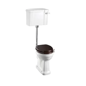 Burlington Low Level Close Coupled Toilet with 520 Lever Cistern (Seat Sold Separately)