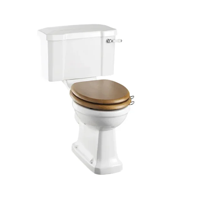 Burlington Close Coupled Toilet with 520 Lever Cistern (Seat Sold Separately) - Image 1