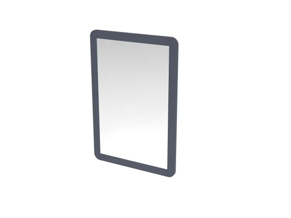 Saneux Hyde 55cm 1 Door Recessed Electric Mirror Cabinet (rh) - Matte Anthracite