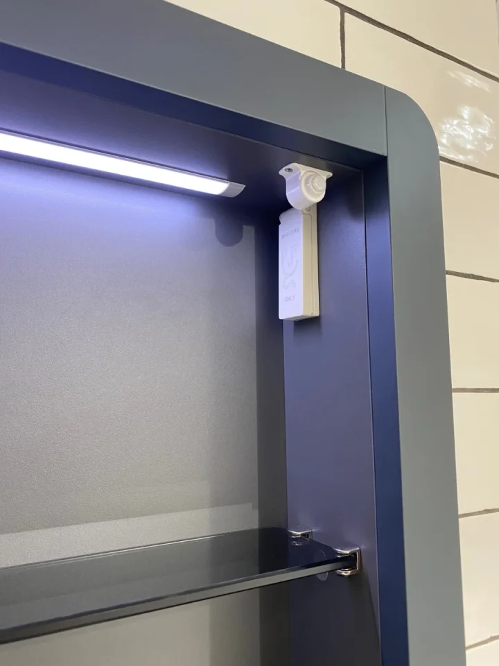 Saneux Hyde 55cm Recessed Mirror Cabinet Matte Sage (Left or Right Hand Available) - Image 7