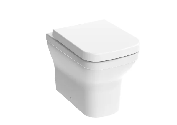 Saneux Indigo Back to Wall Rimless Toilet Pan and Soft Close Seat