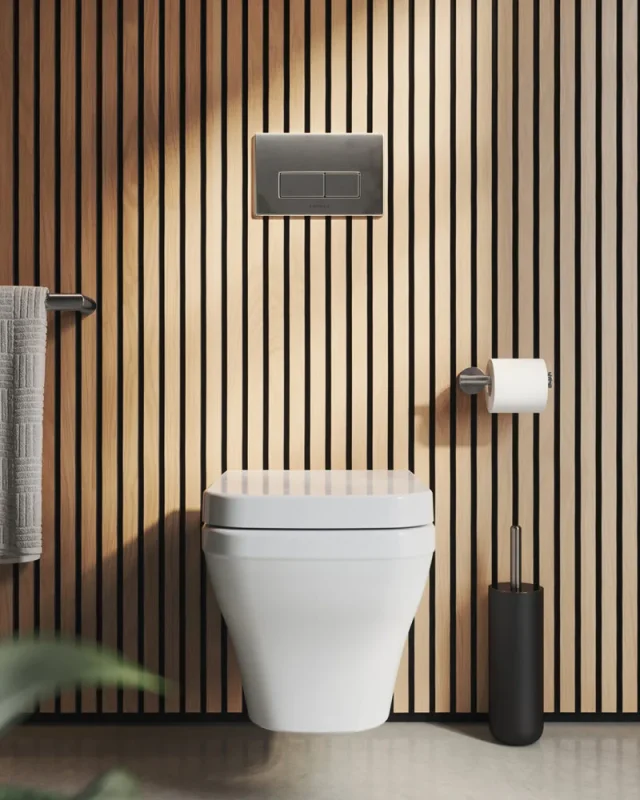Saneux Indigo Wall Hung Rimless Toilet Pan and Soft Close Seat - Image 2