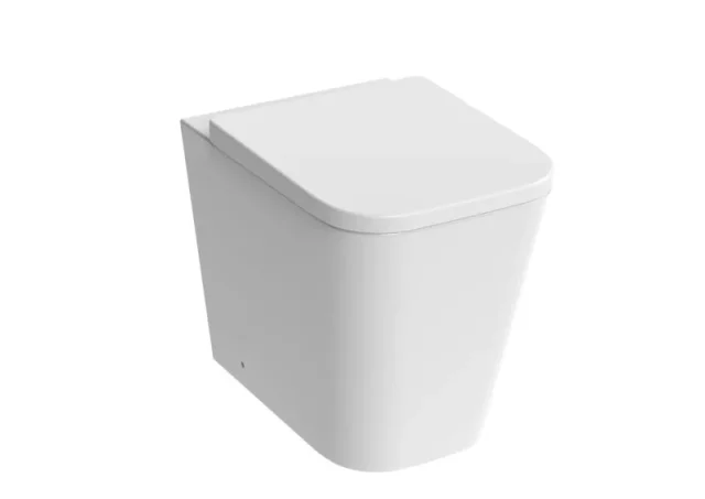 Saneux Matteo Back to Wall Rimless Toilet Pan and Soft Close Seat - Image 1