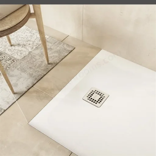 Rak Feeling Shower Tray Rak Solid White (500) 90x120 Cm - Image 1