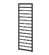 Ava Frame 1500x500mm Stainless Steel Towel Rail Black  Oil Filled
