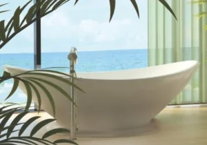 Bc Designs Plinth For Kurv Bath (white Only) White detail view - Image 2