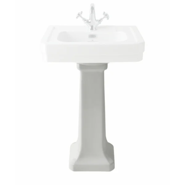 Bc Designs Victrion Pedestal (640mm Basin) White