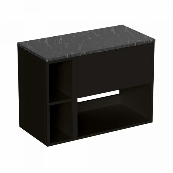 Britton Hackney Link Unit 200mm Black Matt