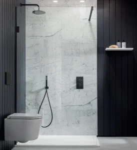 Crosswater One Box Showering Mpro Bundle 1510 Matt Black detail view - Image 2