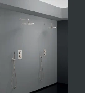 Crosswater One Box Showering Mpro Bundle 1510 Brushed Stainless Steel detail view - Image 2