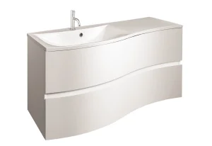 Crosswater Svelte S Basin Unit 1000 White Gloss