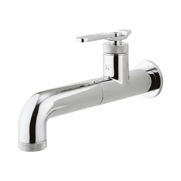 Crosswater Union Single Hole Wall Mounted Basin Mixer Tap Chrome