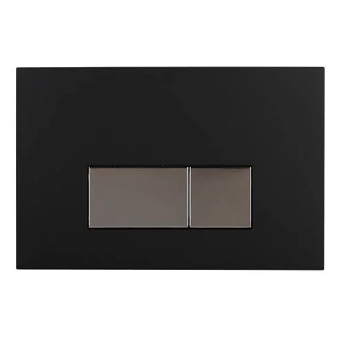 Eastbrook V Series Flush Plate Black/chrome Button