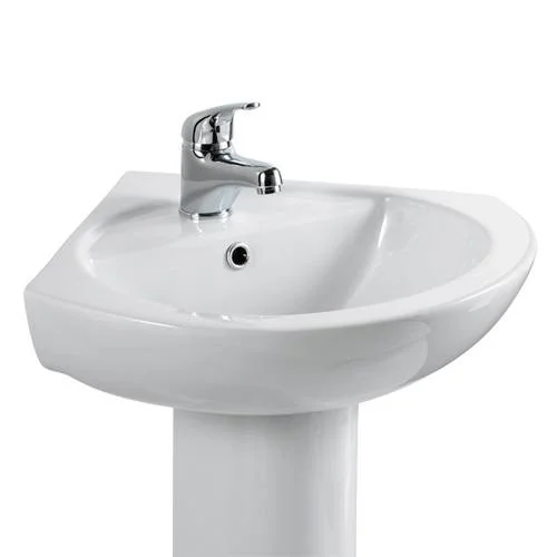 Eastbrook Loire 400 Corner Basin 1th White