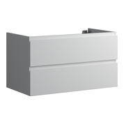 Faeber Mode 2 Drawer 900mm Basin Unit Bianco Matt