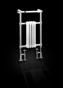 Reina Alicia 952 X 479 Chrome Traditional Radiator detail view - Image 2