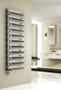 Reina Cavo 1230 X 500 Polished Stainless Steel Towel Rail detail view - Image 2