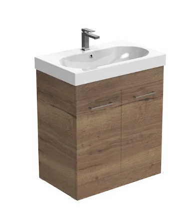 Saneux Austen 72cm 2 Door Floor Standing Unit - English Oak