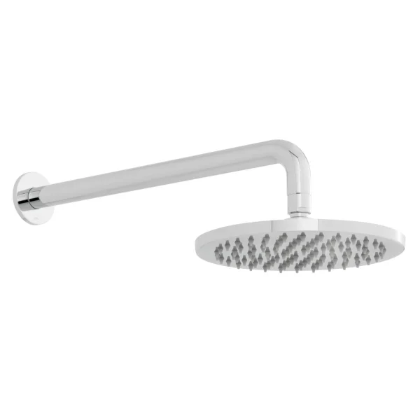 Vado Atmosphere Air-injected Round 200mm Shower Head With Arm Chrome