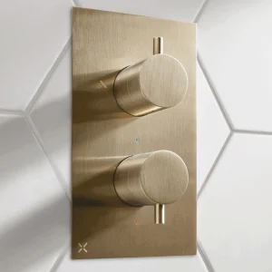 Crosswater Mpro 2 Handle Trimset (must Be Paired With Wlbp25x3r+) Brushed Brass detail view - Image 2