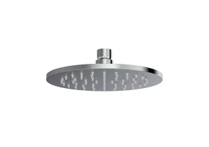 Saneux Cos 200x8mm Round Shower Head - Chrome