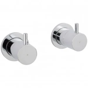 Just Taps Florence Wall Valves Chrome