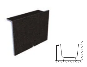 London Showers Em Bath Panel Ledged Lh 900mm