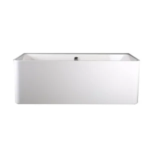 Bc Designs Murali Btw 1720x740 Bath (waste Included) Gloss White detail view - Image 2