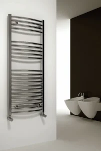 Reina Diva 600 X 800 Towel Radiator White Flat detail view - Image 4