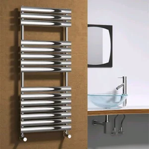 Reina Helin 500 X 1535 Polished Stainless Steel Towel Radiator detail view - Image 5