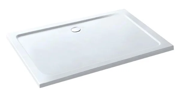 Eastbrook Volente 1400 X 700 Abs Stone Resin Tray White