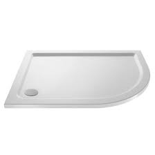 Crosswater Offset Quadrant Left Hand 35mm Acrylic Shower Tray 800 x 1200mm detail view - Image 2