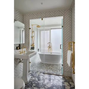 Bc Designs Bampton Bath 1555 X 740 (no Waste) Polished White detail view - Image 6