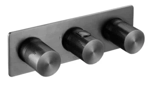 Just Taps Evo Thermostatic Concealed 3 Outlet Shower Valve