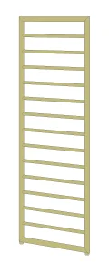 Ava Frame 1500x500mm Towel Rail Pvd Brushed Brass Stainless Steel