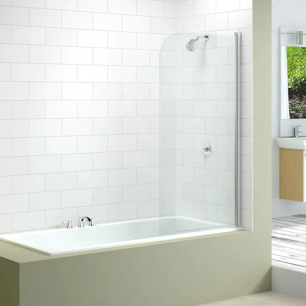 Merlyn Single Curved Bathscreen 800 X 1500mm