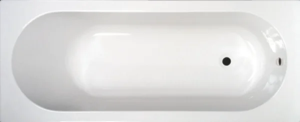Abacus Series 1 Single Ended Straight Bath with Legset 1800 x 800mm
