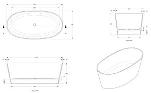 Bc Designs Sorpressa Bath 1510 X 760 (no Waste) Mushroom