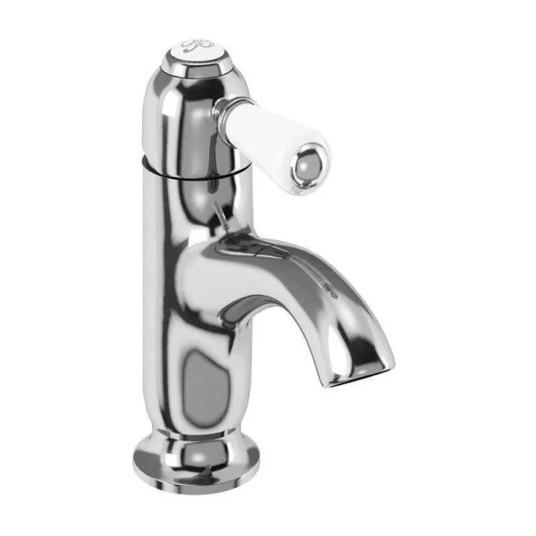 Burlington Chelsea Curved Basin 1 Tap Hole (t21) Chrome