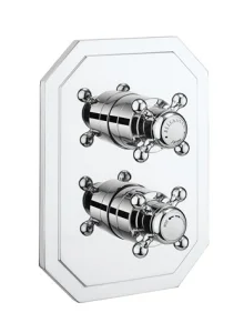 Crosswater Crossbox Belgravia 1 Outlet Trim & Levers Chrome