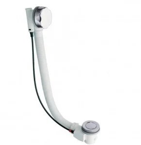 Crosswater Bath Extended Bath with Waste 100cm Chrome