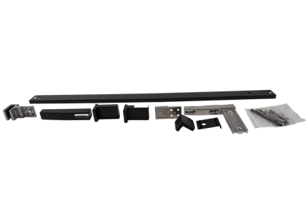 Crosswater Bracing Bar-design+ S/panel 650mm Black