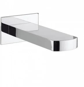 Crosswater Wisp Bath Spout Wall Mounted Chrome detail view - Image 2