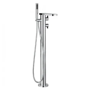 Crosswater Wisp Thermo Bath Shower Mixer Floor Standing with Kit Chrome