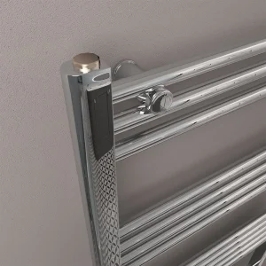 Eastbrook Wendover Straight Multirail 1800 X 500 Chrome detail view - Image 2