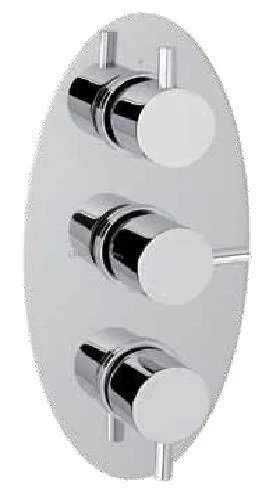 Eastbrook Triple Control Shower Valve With Diverter Only Chrome